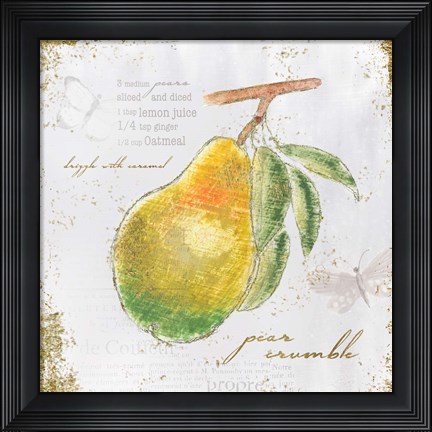 Framed Garden Treasures III Print