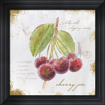 Framed Garden Treasures IV Print