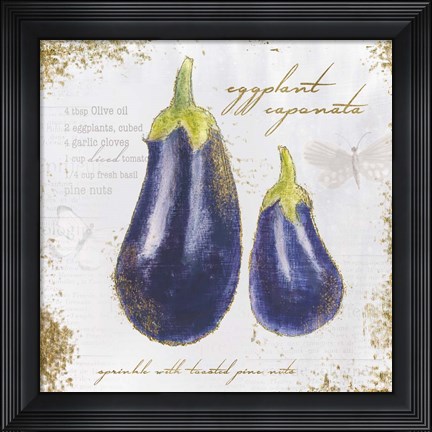 Framed Garden Treasures IX Print