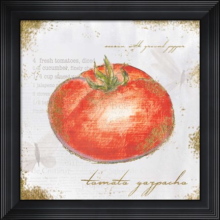 Framed Garden Treasures VII Print