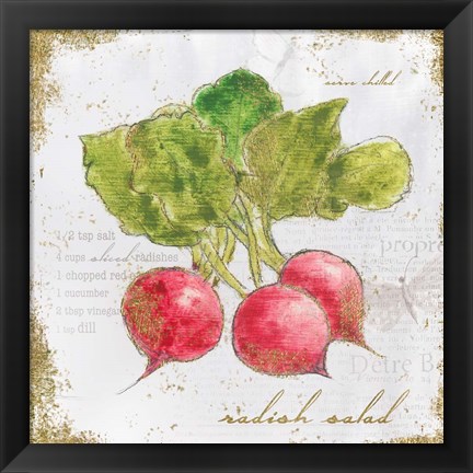 Framed Garden Treasures XII Print