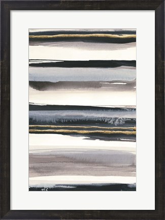 Framed Gilded Grey IV Print