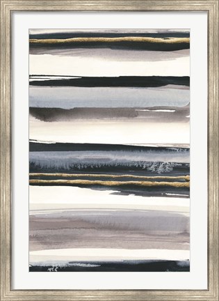 Framed Gilded Grey IV Print