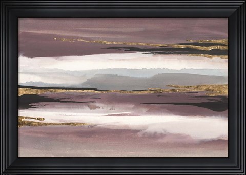 Framed Gilded Storm II Print