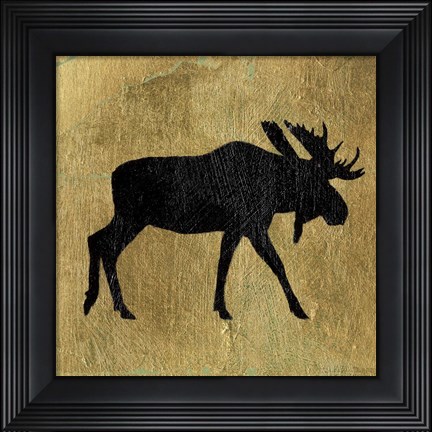 Framed Golden Lodge III Print