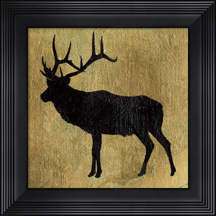 Framed Golden Lodge IV Print