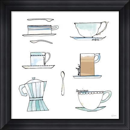 Framed Good Brew XII Print