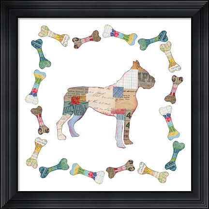 Framed Good Dog I Print