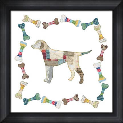 Framed Good Dog II Print