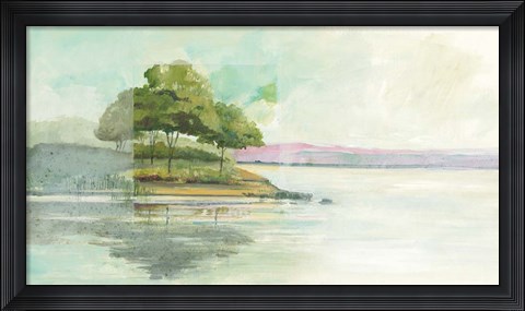 Framed Lake Front I Print