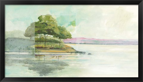 Framed Lake Front I Print