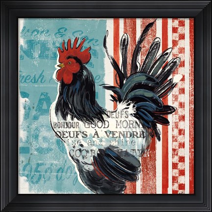 Framed Morning News II Print