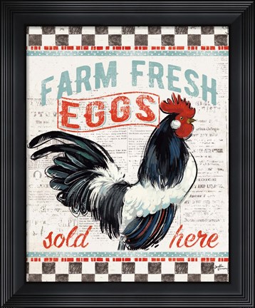 Framed Morning News III Print