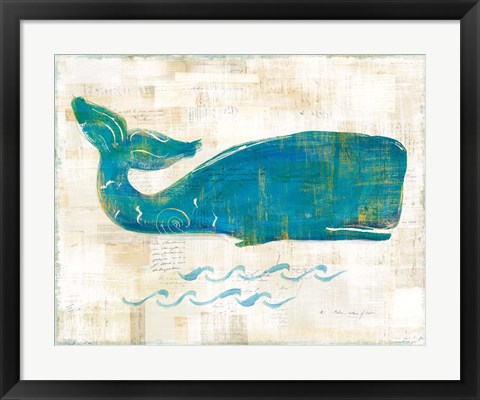 Framed On the Waves I Print