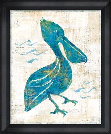 Framed On the Waves V Print