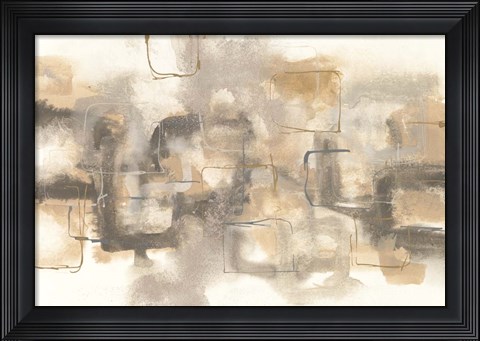 Framed Platinum Neutrals I Print