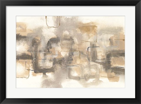 Framed Platinum Neutrals I Print