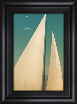 Framed Sails I Print