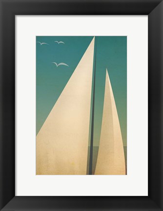 Framed Sails I Print