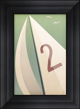 Framed Sails VIII Print