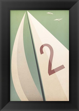 Framed Sails VIII Print