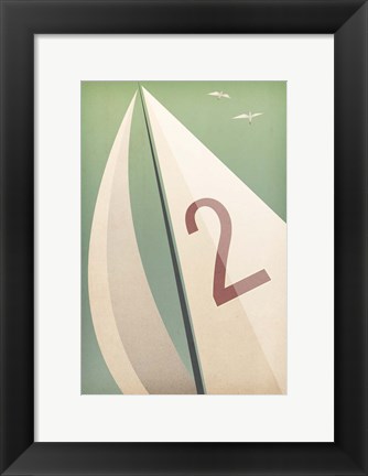 Framed Sails VIII Print