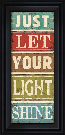 Framed Shine I Print