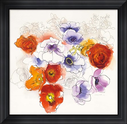 Framed Spring Fleurs Print