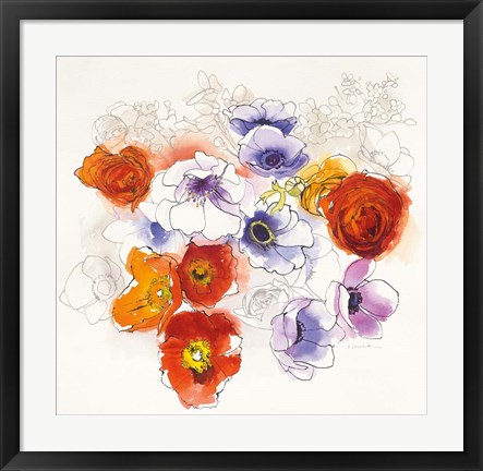 Framed Spring Fleurs Print