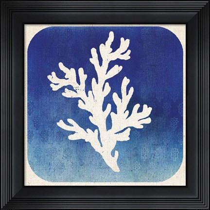 Framed Watermark Coral Print