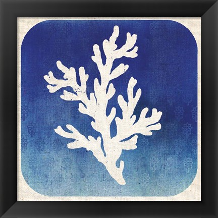 Framed Watermark Coral Print