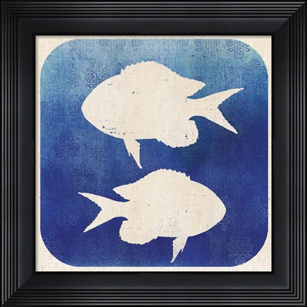 Framed Watermark Fish Print