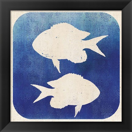 Framed Watermark Fish Print