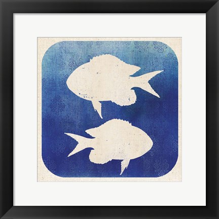 Framed Watermark Fish Print