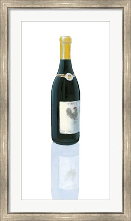 Framed Wine Stance IV Print
