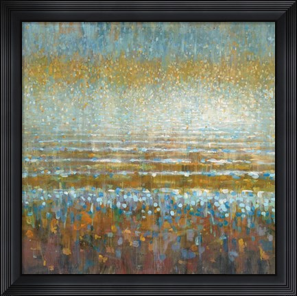 Framed Rains over the Lake Print