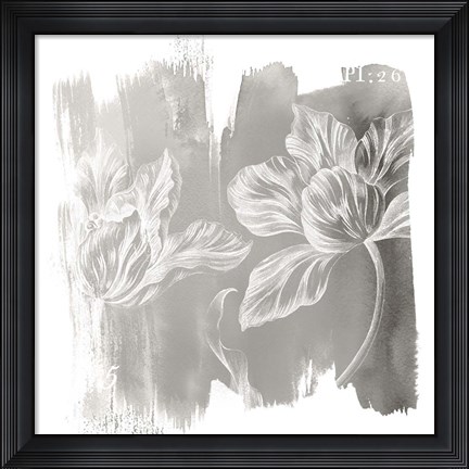 Framed Water Wash II Neutral Print