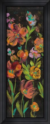 Framed July Garden Trio II Print