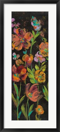 Framed July Garden Trio II Print