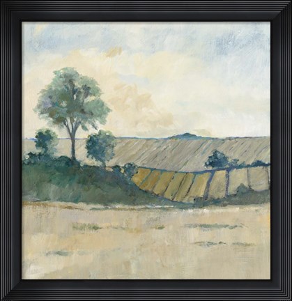 Framed Fields before the Storm Print