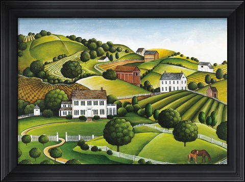 Framed Apple Valley Print