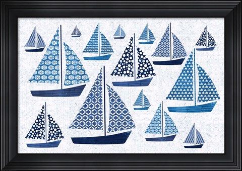 Framed Sunday on the Coast I Print
