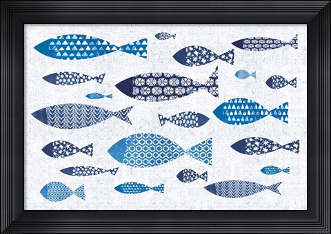 Framed Sunday on the Coast II Print