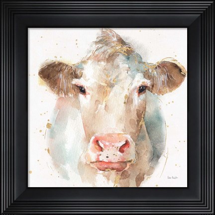 Framed Farm Friends II Print