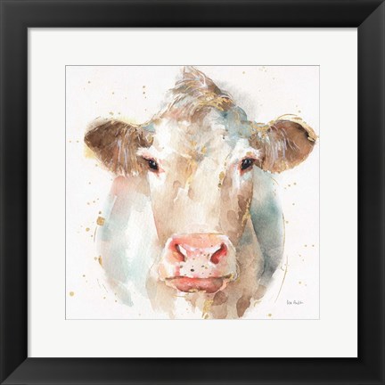 Framed Farm Friends II Print