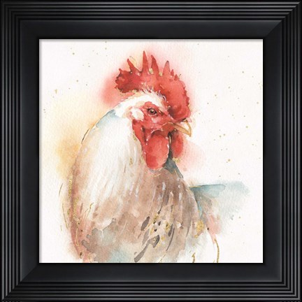 Framed Farm Friends V Print