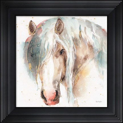 Framed Farm Friends VI Print