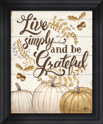 Framed Grateful Season I Print