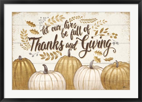 Framed Grateful Season V Print