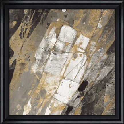Framed Hot Lava Neutral Print